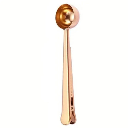 2-in-1 Stainless Steel Coffee Spoon and Sealing Clip - A-1 Thread Vault
