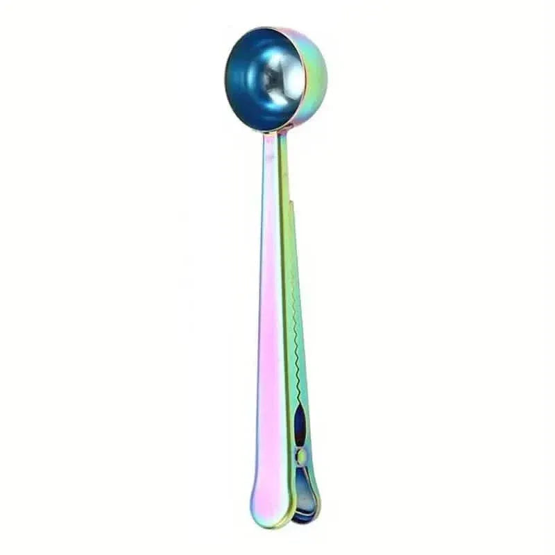 2-in-1 Stainless Steel Coffee Spoon and Sealing Clip - A-1 Thread Vault