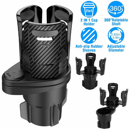 2-in-1 Universal Car Cup Mount Holder - A-1 Thread Vault