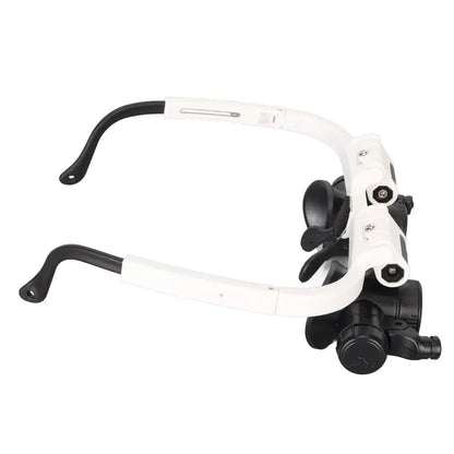 2-LED Head-Mounted Magnifier Glasses – 8x/15x/23x with Repair Light - A-1 Thread Vault