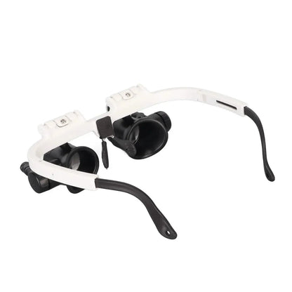 2-LED Head-Mounted Magnifier Glasses – 8x/15x/23x with Repair Light - A-1 Thread Vault