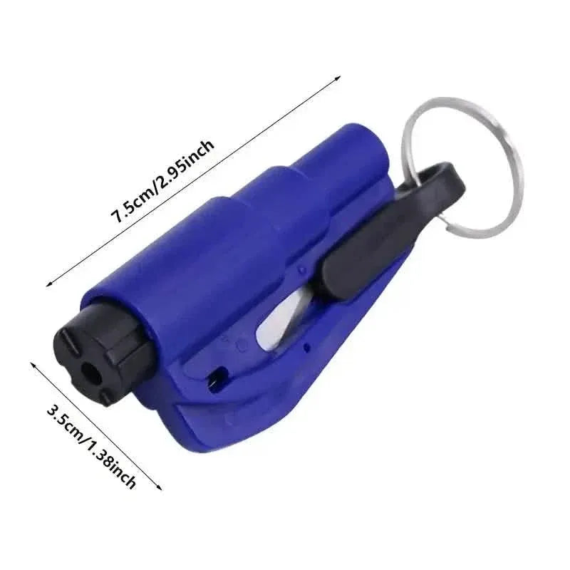 2-Pack: 2-in-1 Emergency Car Escape Tool: Safety Belt Cutter, Metal Safety Hammer & Window Breaker - A-1 Thread Vault