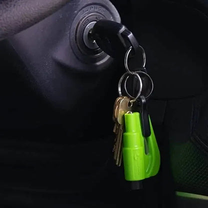 2-Pack: 2-in-1 Emergency Car Escape Tool: Safety Belt Cutter, Metal Safety Hammer & Window Breaker - A-1 Thread Vault