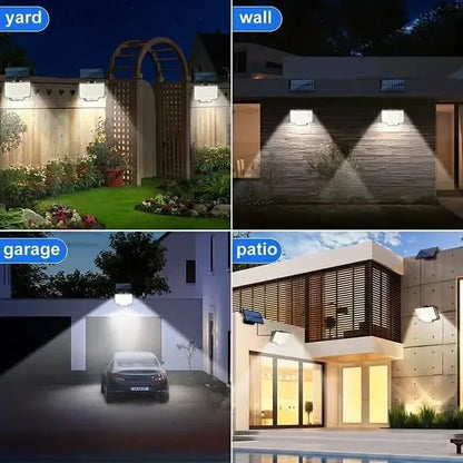 2-Pack: 200-LED/3Modes Upgraded Split Solar Motion Sensor Light Outdoor with Remote - A-1 Thread Vault