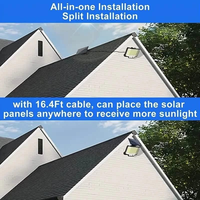 2-Pack: 200-LED/3Modes Upgraded Split Solar Motion Sensor Light Outdoor with Remote - A-1 Thread Vault