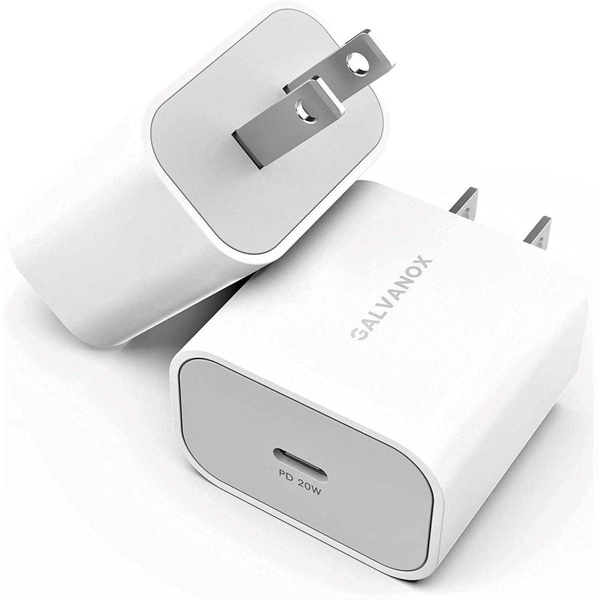 2-Pack: 20W USB-C Wall Charger Plug - Designed for Fast Charging - A-1 Thread Vault