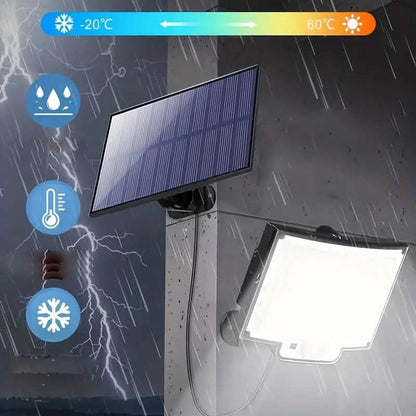 2-Pack: 228 LED Outdoor Split Solar Wall Lights - A-1 Thread Vault