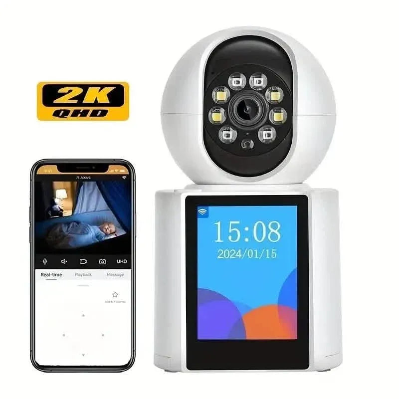 2-Pack: 2K Indoor Security Camera | 2-Way Audio & Video Call + Night Vision - A-1 Thread Vault