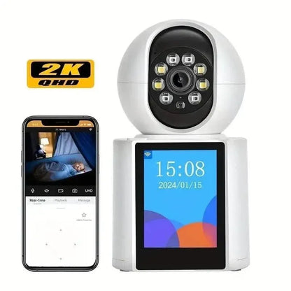 2-Pack: 2K Indoor Security Camera | 2-Way Audio & Video Call + Night Vision - A-1 Thread Vault