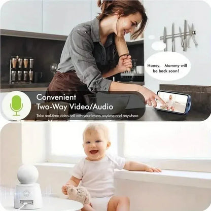 2-Pack: 2K Indoor Security Camera | 2-Way Audio & Video Call + Night Vision - A-1 Thread Vault