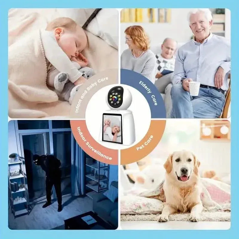 2-Pack: 2K Indoor Security Camera | 2-Way Audio & Video Call + Night Vision - A-1 Thread Vault