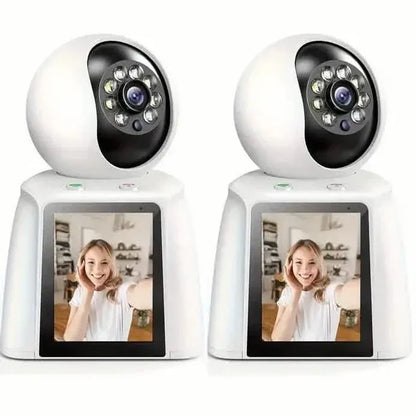 2-Pack: 2K Indoor Security Camera | 2-Way Audio & Video Call + Night Vision - A-1 Thread Vault