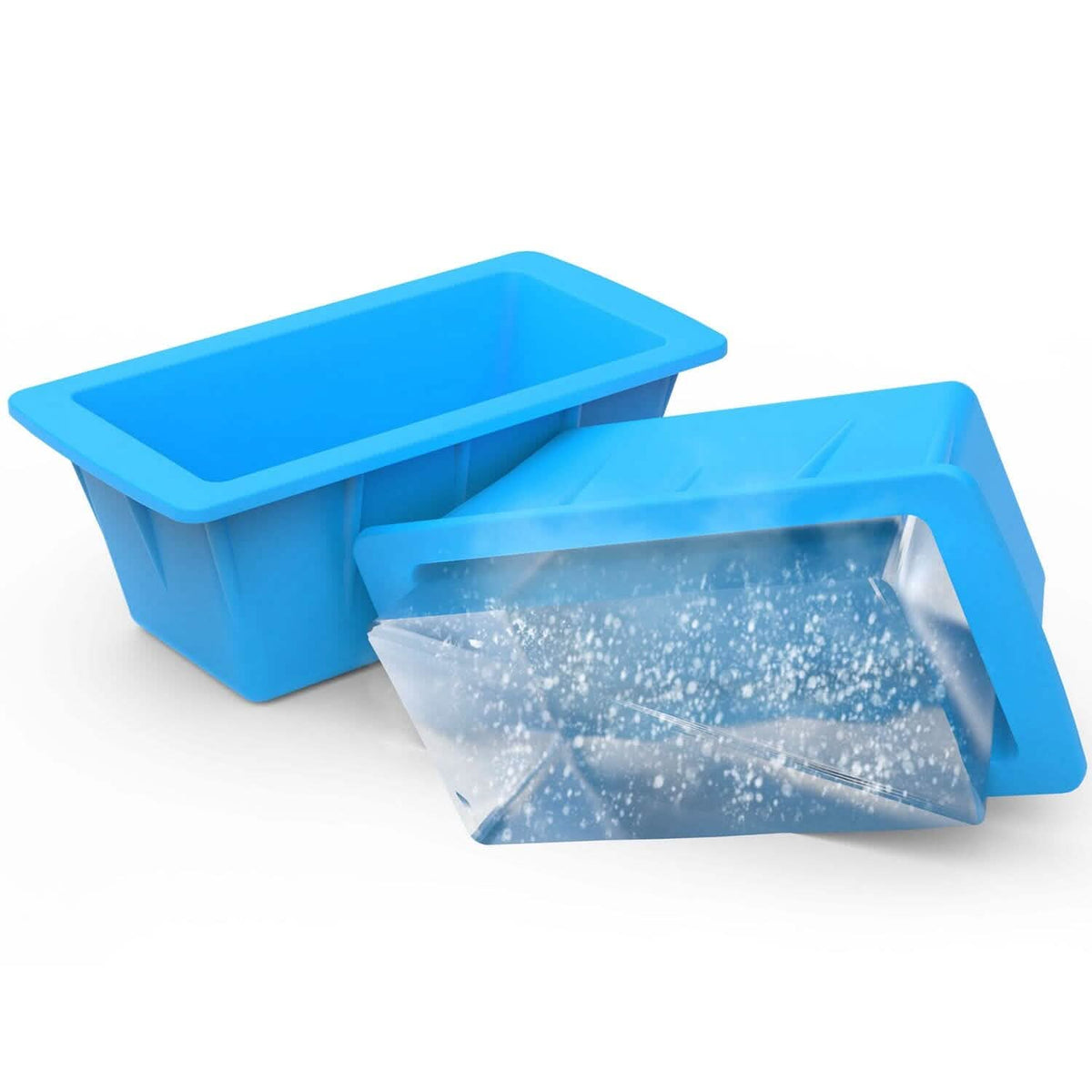 2-Pack: 6.6 lbs. Silicone Freezer Ice Block Molds - A-1 Thread Vault