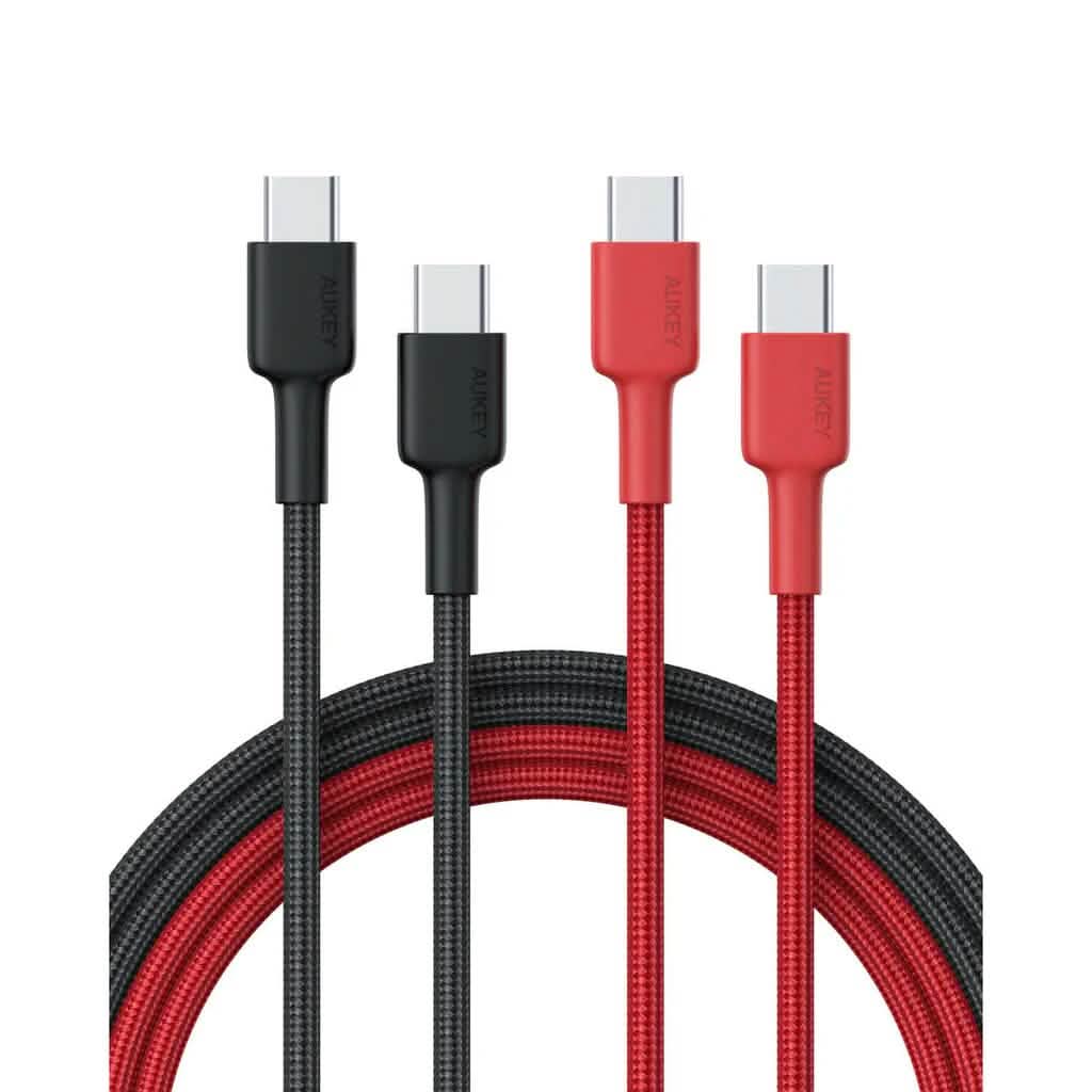 2-Pack: 6.6ft CB-CD28 USB C Cable USB C to USB C Cable - A-1 Thread Vault