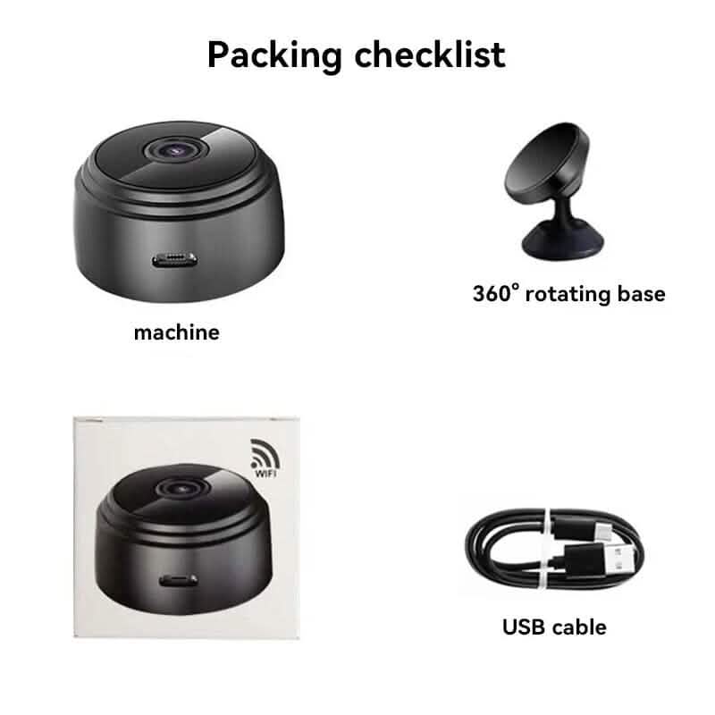 2-Pack: A9 Mini Camera HD 720P 2.4G Wifi IP Camera - A-1 Thread Vault
