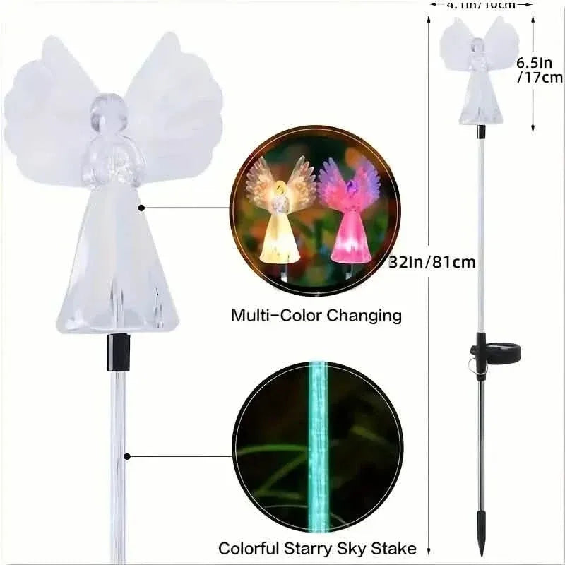 2-Pack: Angel Solar Garden Lights - A-1 Thread Vault