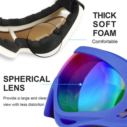 2-Pack: Anti-Scratch Dustproof Sports Goggles - A-1 Thread Vault