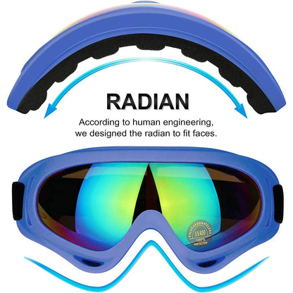 2-Pack: Anti-Scratch Dustproof Sports Goggles - A-1 Thread Vault