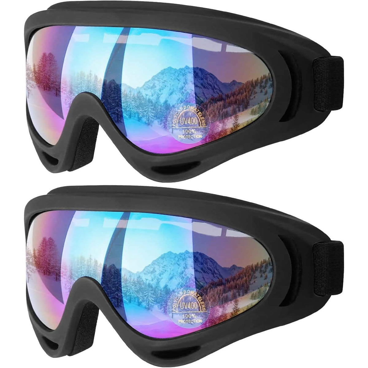 2-Pack: Anti-Scratch Dustproof Sports Goggles - A-1 Thread Vault