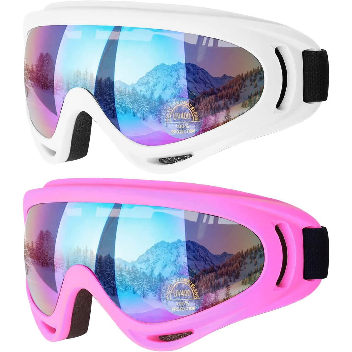2-Pack: Anti-Scratch Dustproof Sports Goggles - A-1 Thread Vault