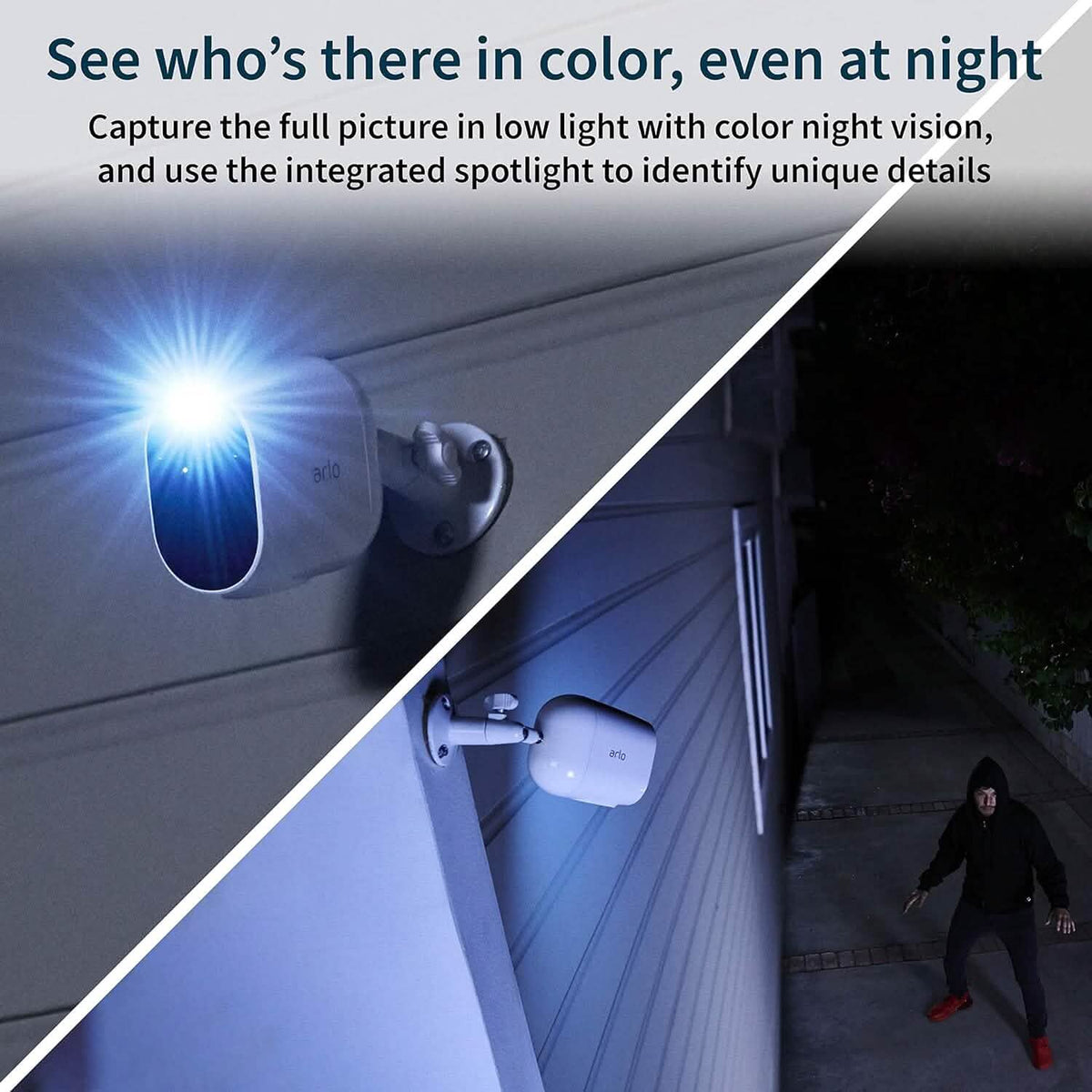 2-Pack: Arlo Essential Spotlight Camera (Refurbished) - A-1 Thread Vault