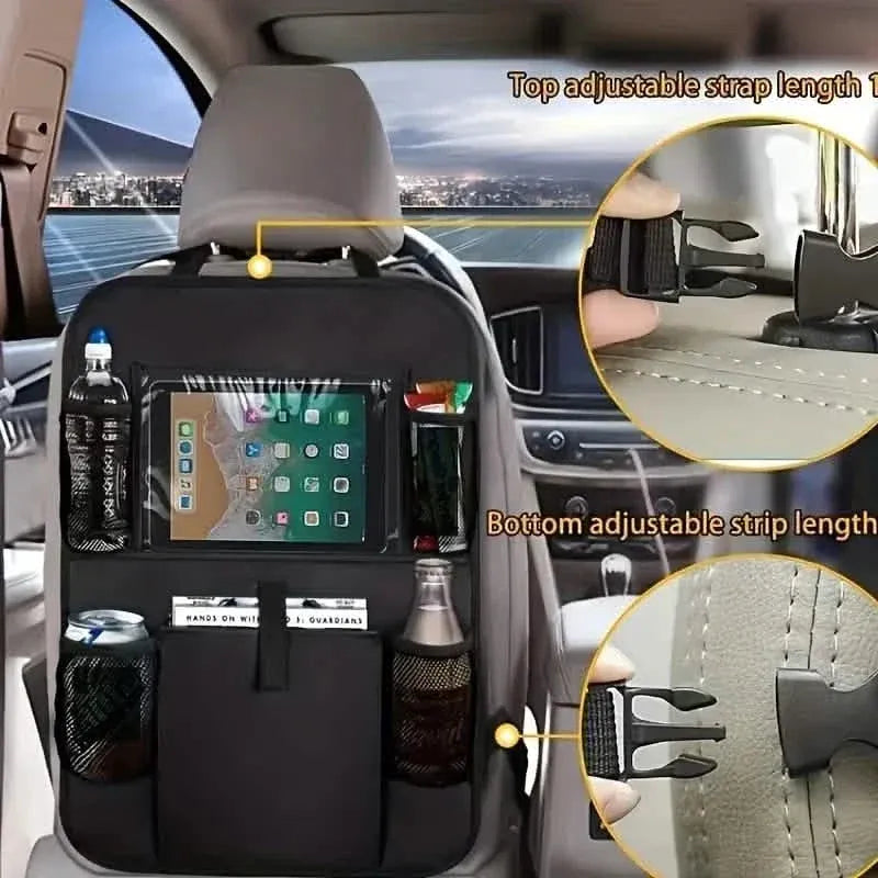 2-Pack: Car Backseat Organizer with Touch Screen Tablet Holder - A-1 Thread Vault