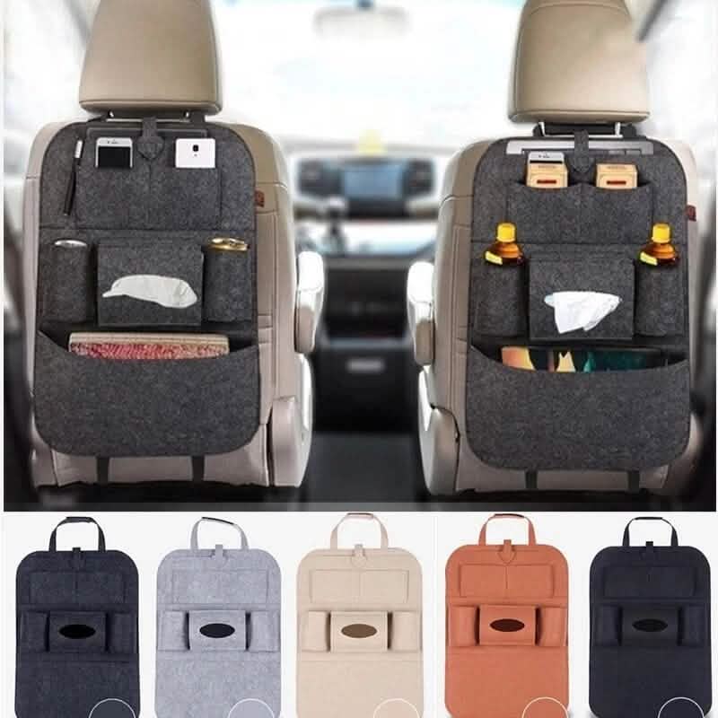 2-Pack: Car Seat Back Storage Bag Multifunctional Adjustable Backseat Storage Bag - A-1 Thread Vault