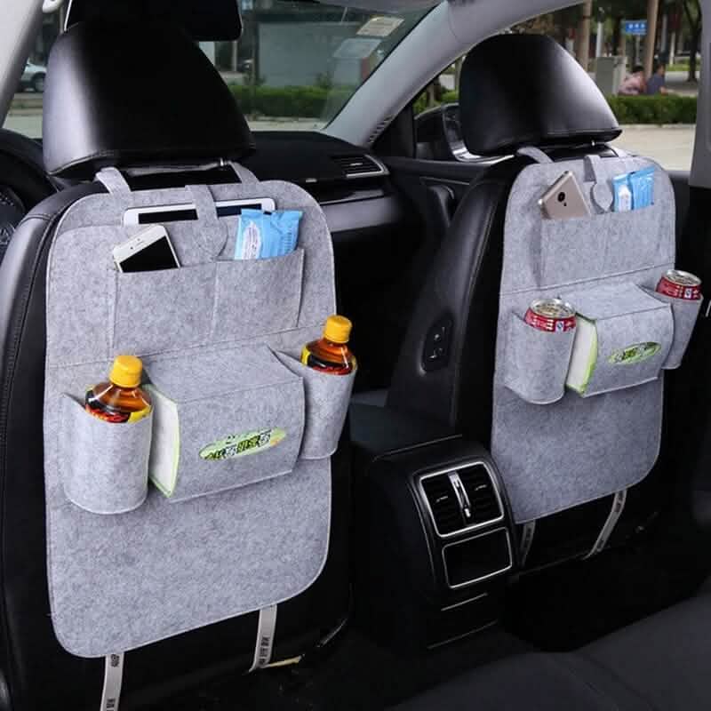 2-Pack: Car Seat Back Storage Bag Multifunctional Adjustable Backseat Storage Bag - A-1 Thread Vault