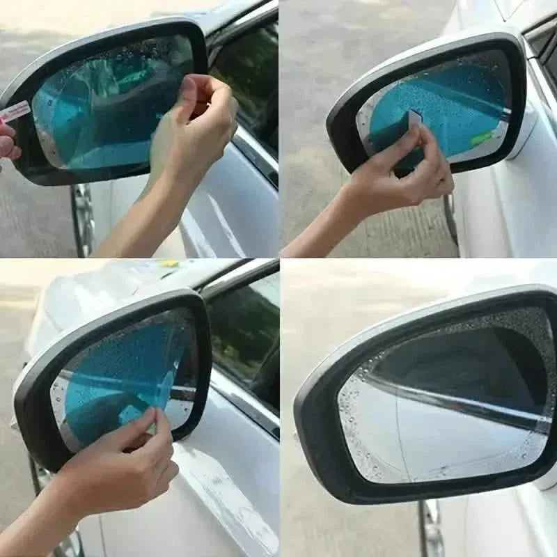 2-Pack: Car Waterproof Transparent Film Rearview Mirror Protection - A-1 Thread Vault