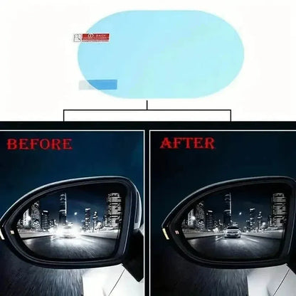 2-Pack: Car Waterproof Transparent Film Rearview Mirror Protection - A-1 Thread Vault