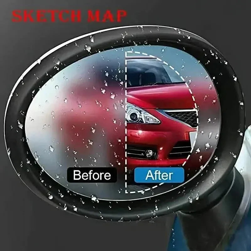 2-Pack: Car Waterproof Transparent Film Rearview Mirror Protection - A-1 Thread Vault