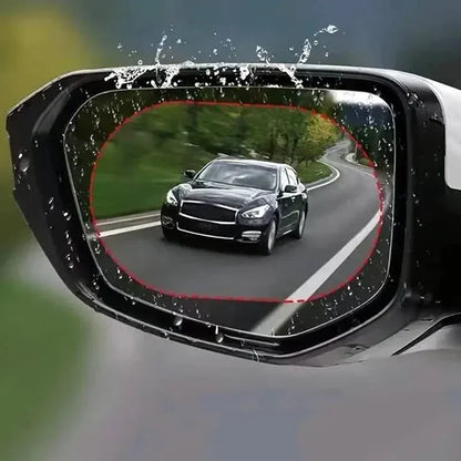 2-Pack: Car Waterproof Transparent Film Rearview Mirror Protection - A-1 Thread Vault