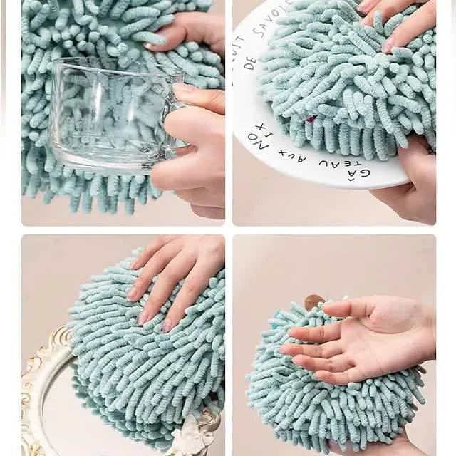 2-Pack: Chenille Hand Towels - A-1 Thread Vault