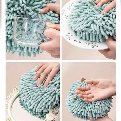 2-Pack: Chenille Hand Towels - A-1 Thread Vault