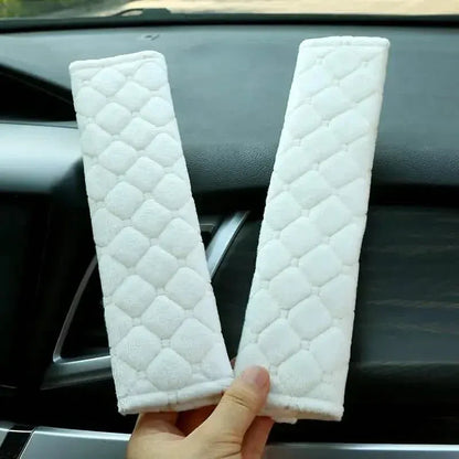 2-Pack: ComfortMax Padded Seat Belt Covers - Universal Fit - A-1 Thread Vault