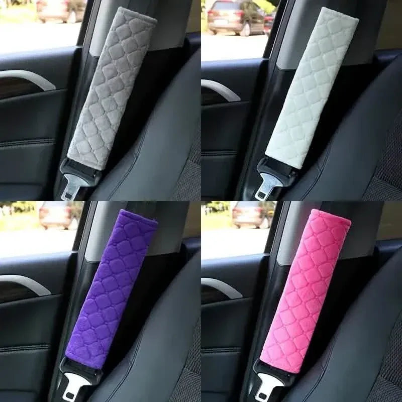 2-Pack: ComfortMax Padded Seat Belt Covers - Universal Fit - A-1 Thread Vault