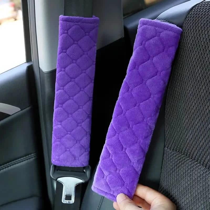 2-Pack: ComfortMax Padded Seat Belt Covers - Universal Fit - A-1 Thread Vault