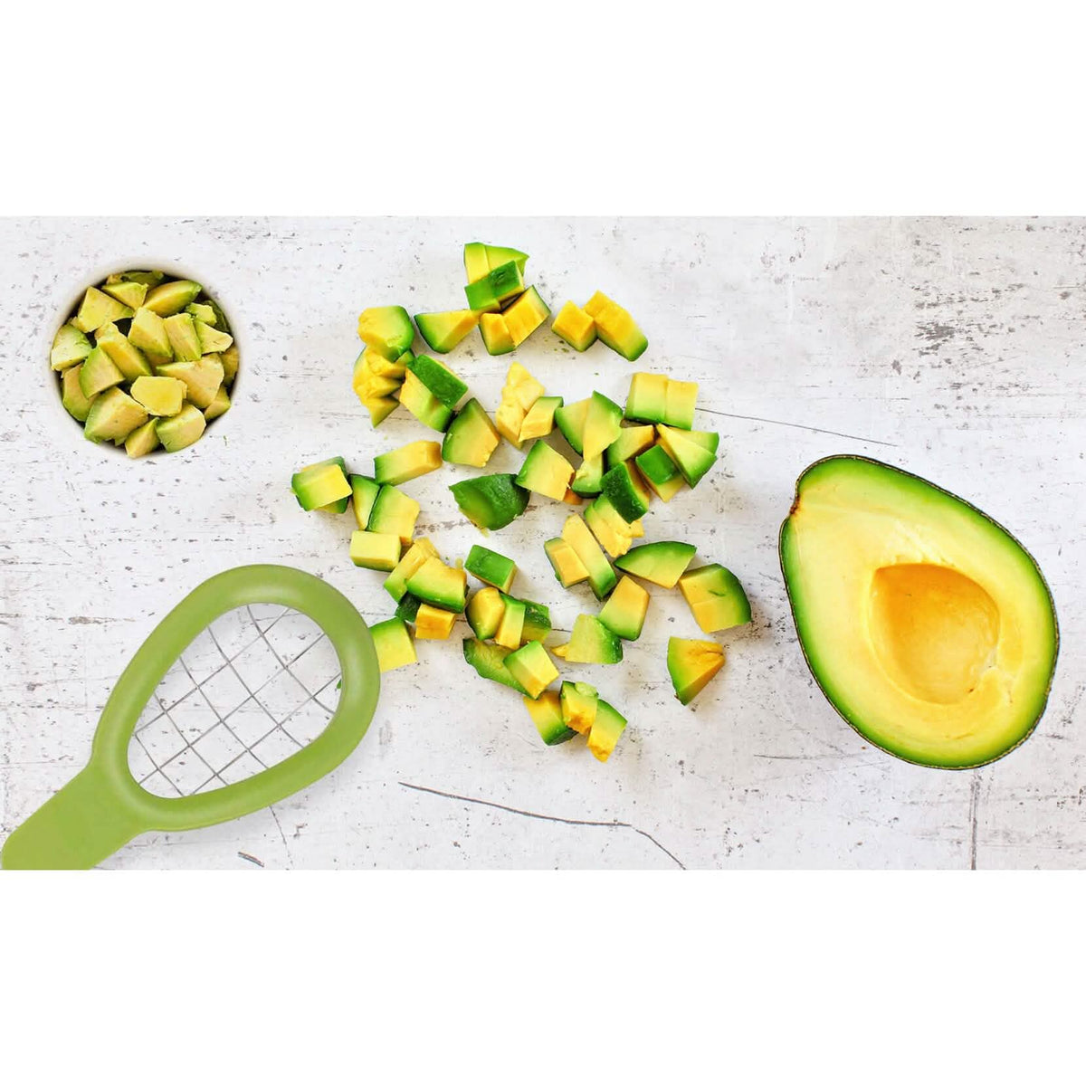 2-Pack: Complete Avocado Slicer Seed Remover Cubber Cutter - A-1 Thread Vault