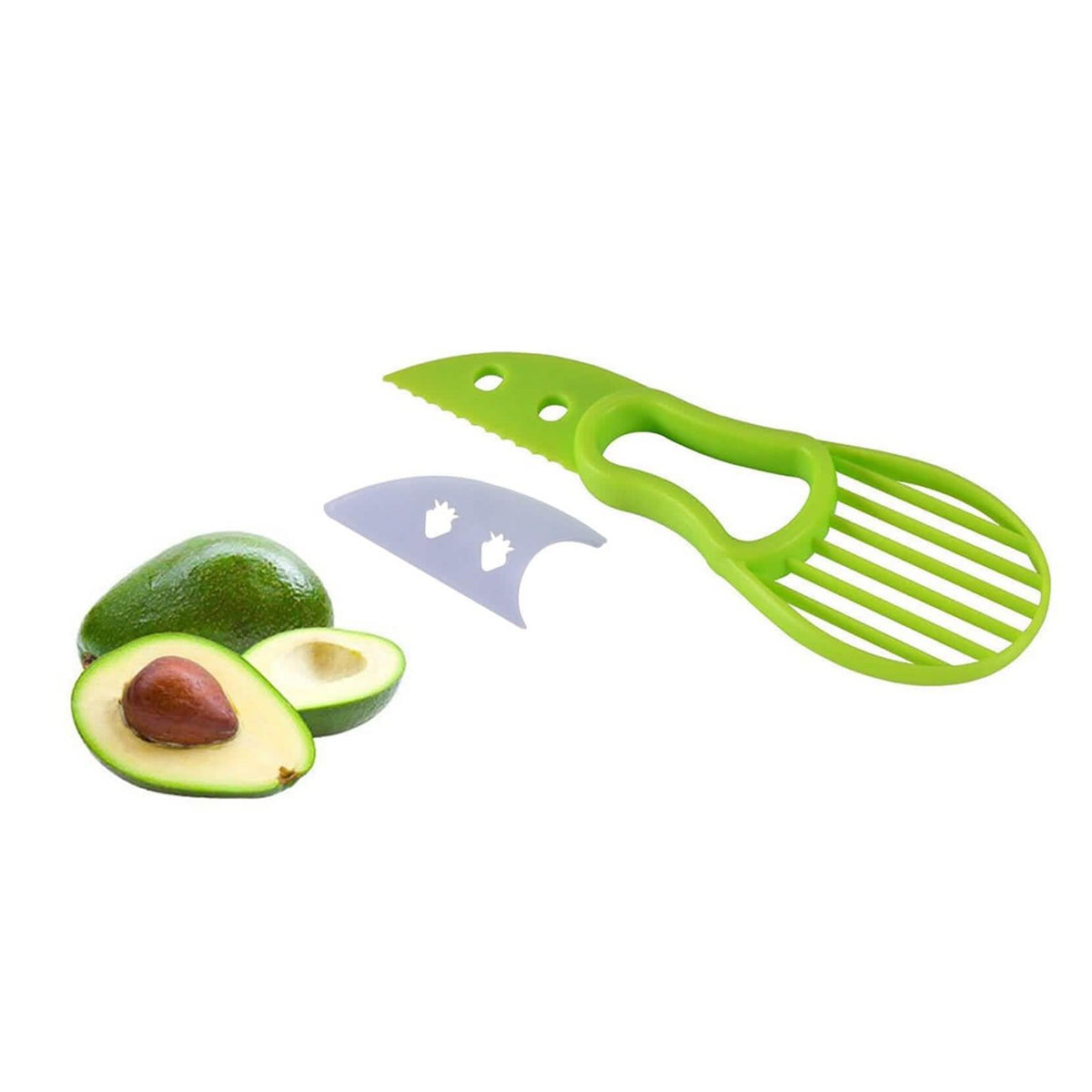 2-Pack: Complete Avocado Slicer Seed Remover Cubber Cutter - A-1 Thread Vault