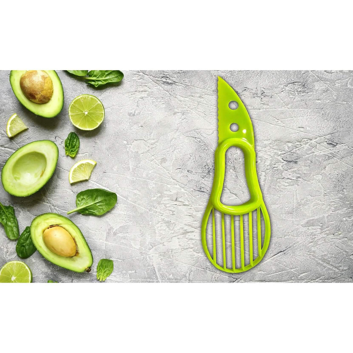 2-Pack: Complete Avocado Slicer Seed Remover Cubber Cutter - A-1 Thread Vault