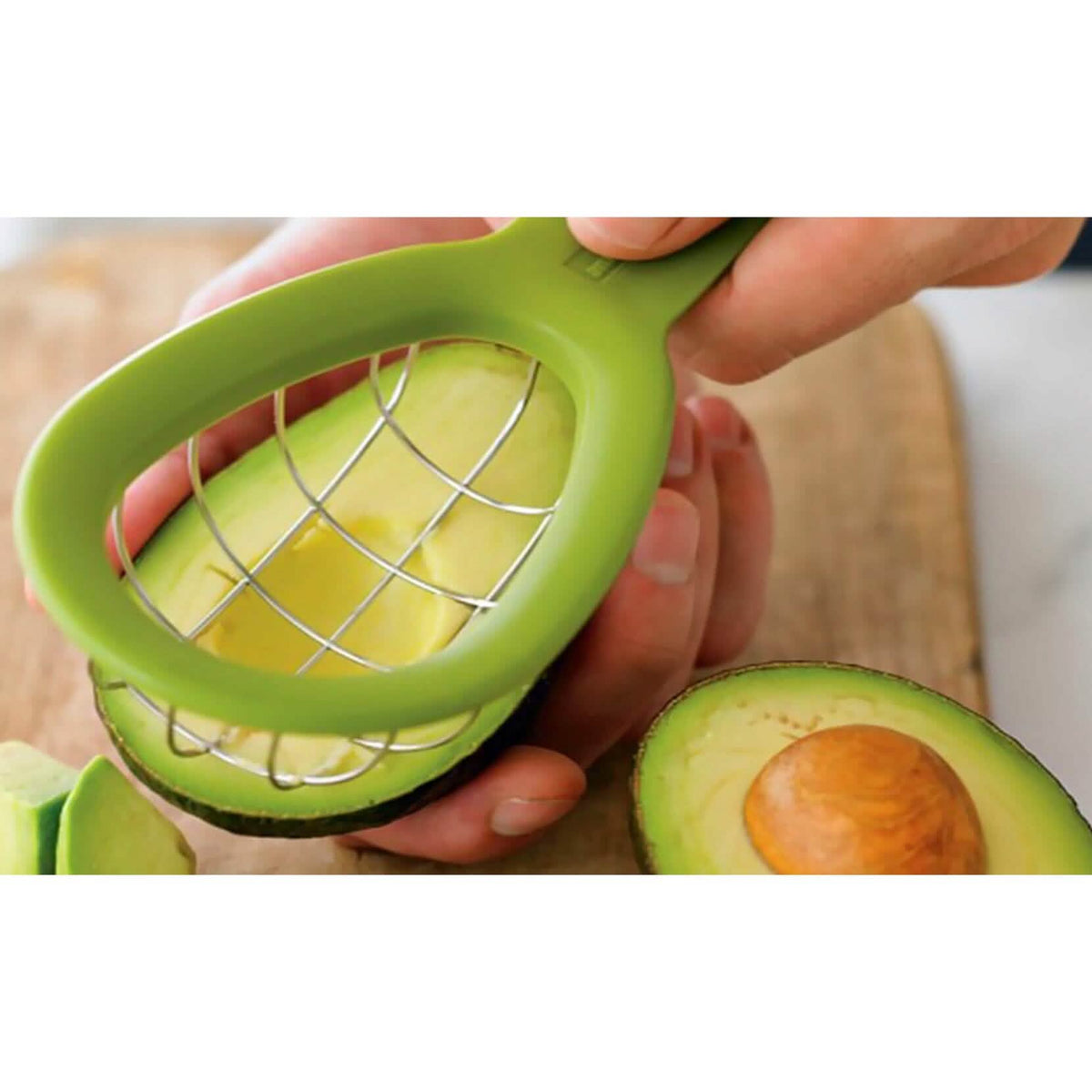 2-Pack: Complete Avocado Slicer Seed Remover Cubber Cutter - A-1 Thread Vault