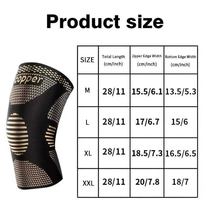 2-Pack: Copper Compression Knee Brace - A-1 Thread Vault