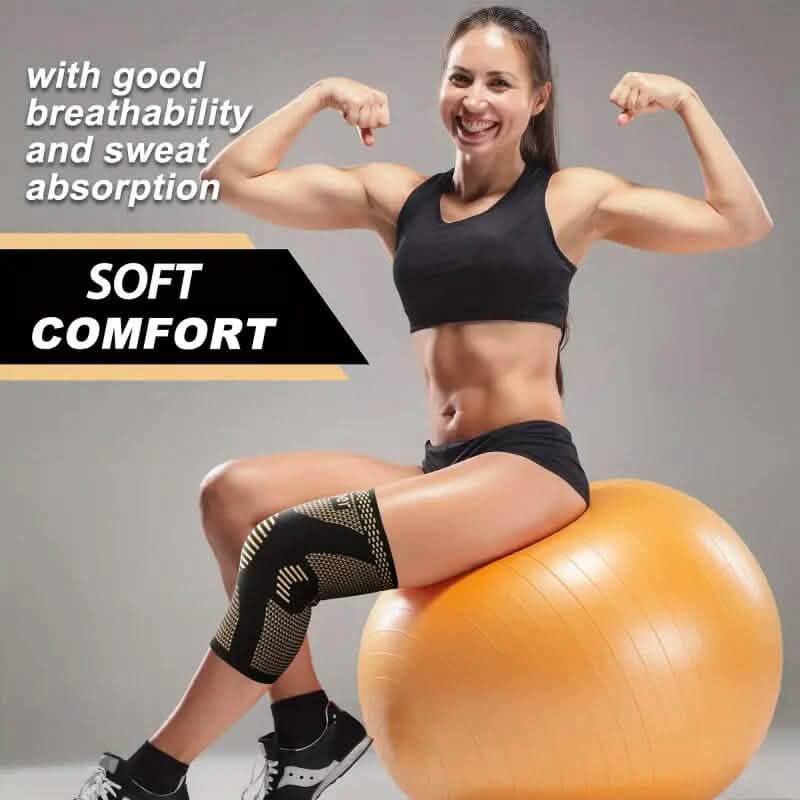 2-Pack: Copper Compression Knee Brace - A-1 Thread Vault