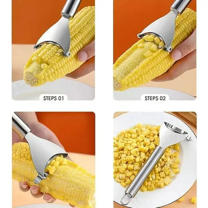 2-Pack: Corn Peeler Corn Planer Thresher Stainless Steel - A-1 Thread Vault