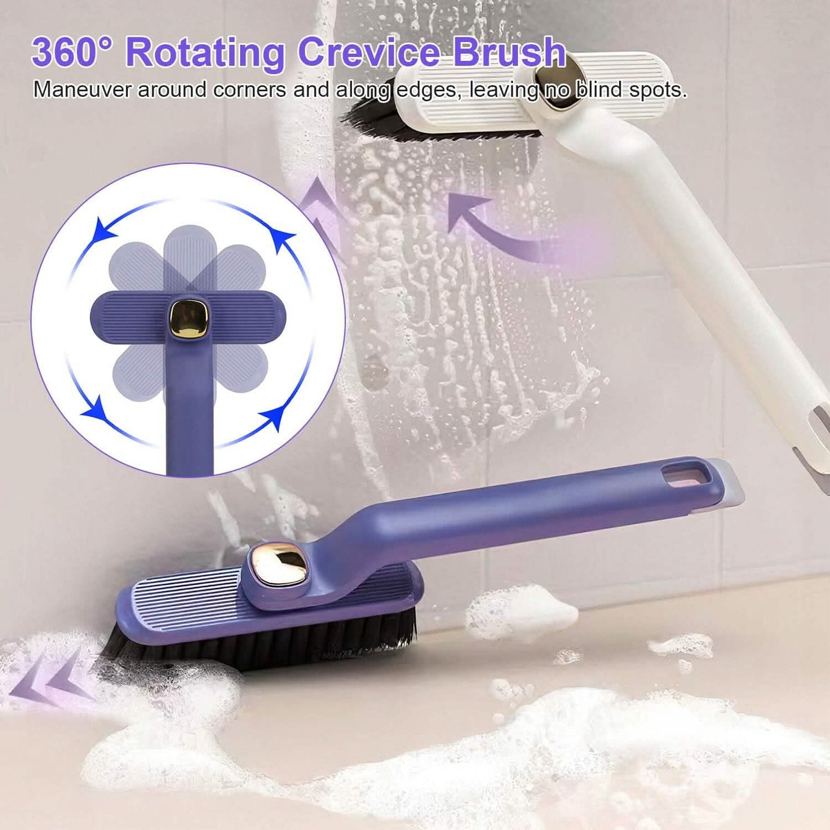 2-Pack: Crevice Cleaning Brush Stiff Bristle Brush Gap Cleaner - A-1 Thread Vault