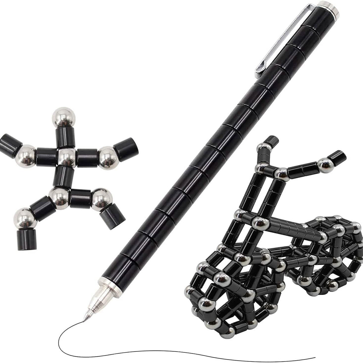 2-Pack: Decompression Magnet Metal Pen - A-1 Thread Vault