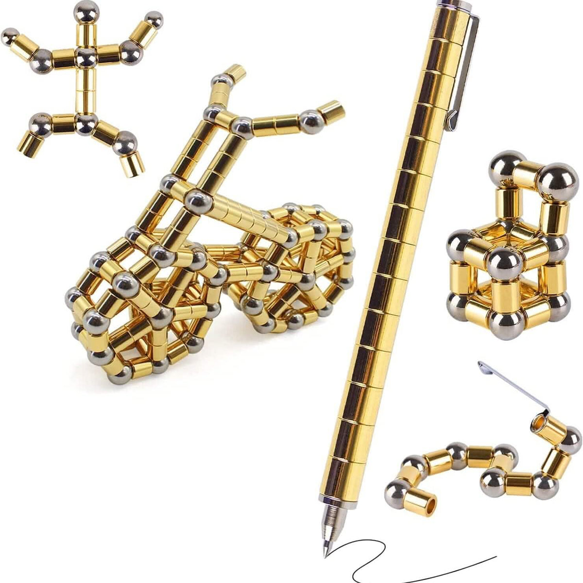 2-Pack: Decompression Magnet Metal Pen - A-1 Thread Vault