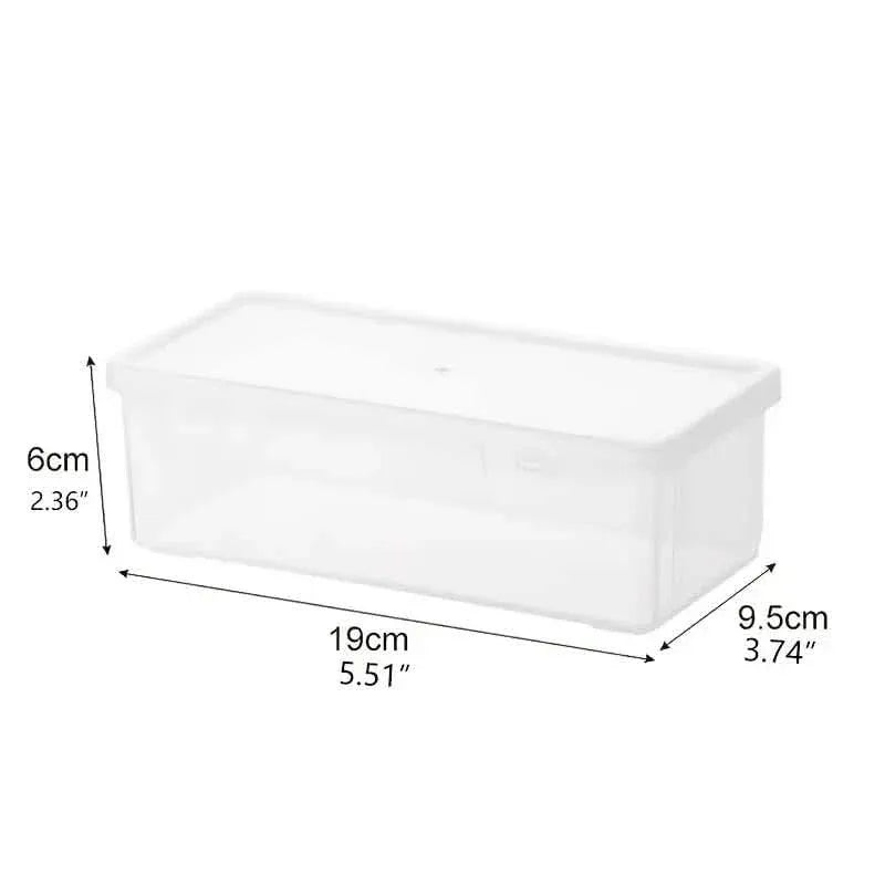 2-Pack: Extra Large Capacity Plastic Pencil Box Stackable Translucent Clear Pencil Box - A-1 Thread Vault