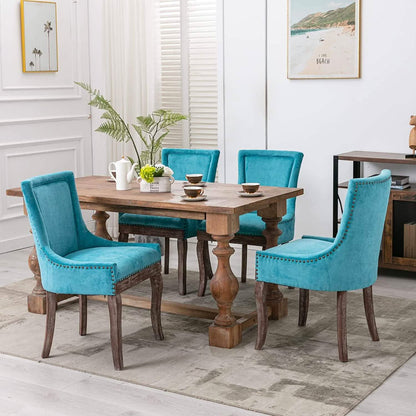 2-Pack: Fabric Upholstered Side Chairs Set - A-1 Thread Vault