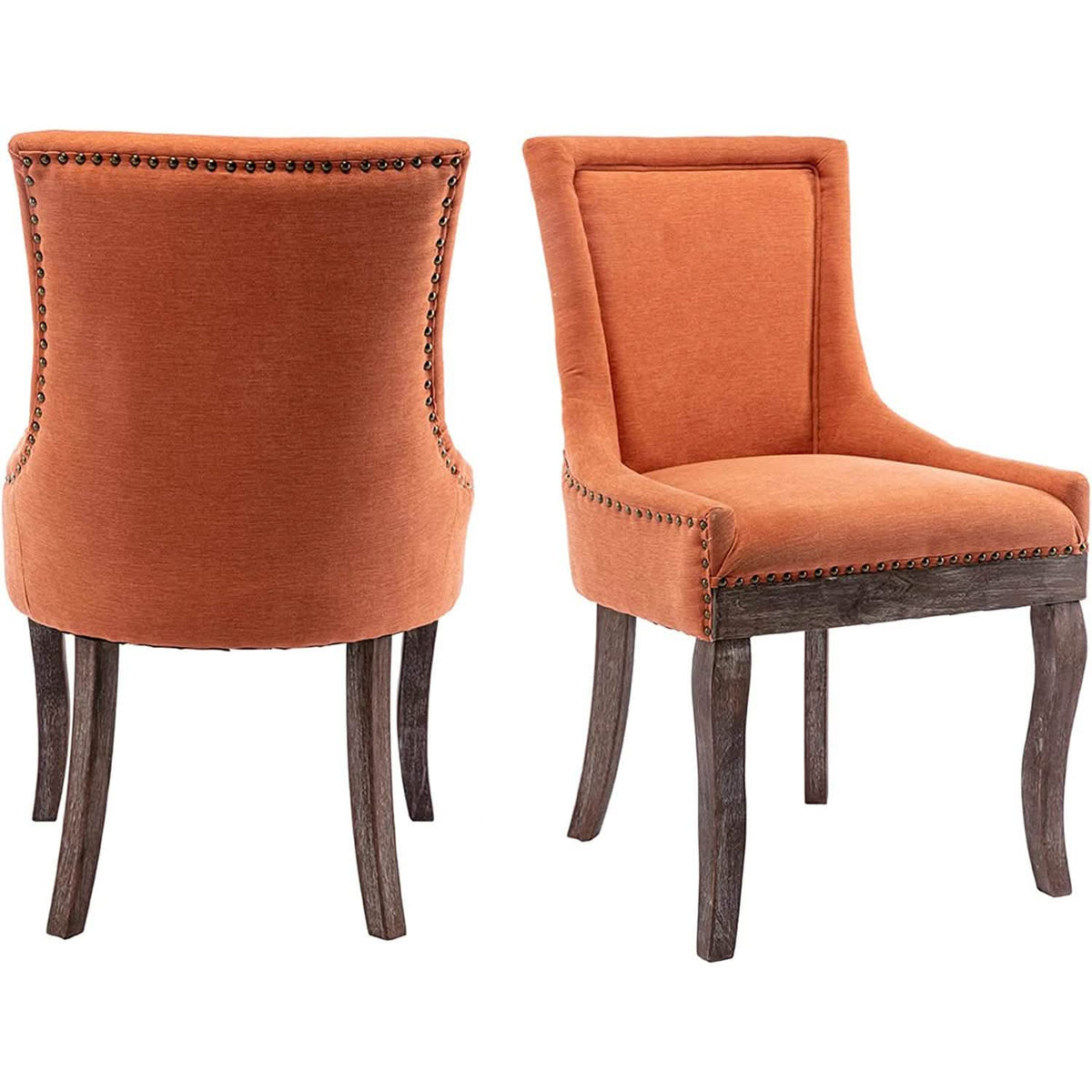 2-Pack: Fabric Upholstered Side Chairs Set - A-1 Thread Vault